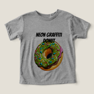 Neon Graffiti Donut–Street Art Streusel Explosion