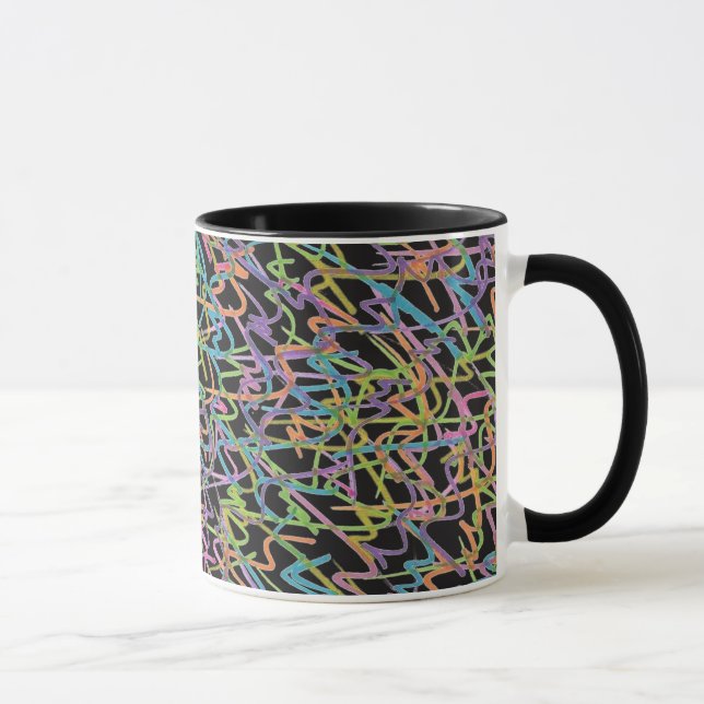 Neon Graffiti Tasse (Rechts)