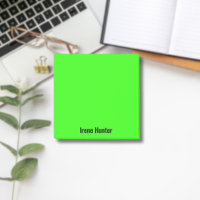 Neon Green Beruflich Minimalistisch Black Script