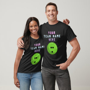 Neon Green Bowling Ball   Name des Bowling-Teams T-Shirt