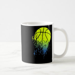 Neon Green Bysketbyll Urbyn Graphic desintegration Kaffeetasse