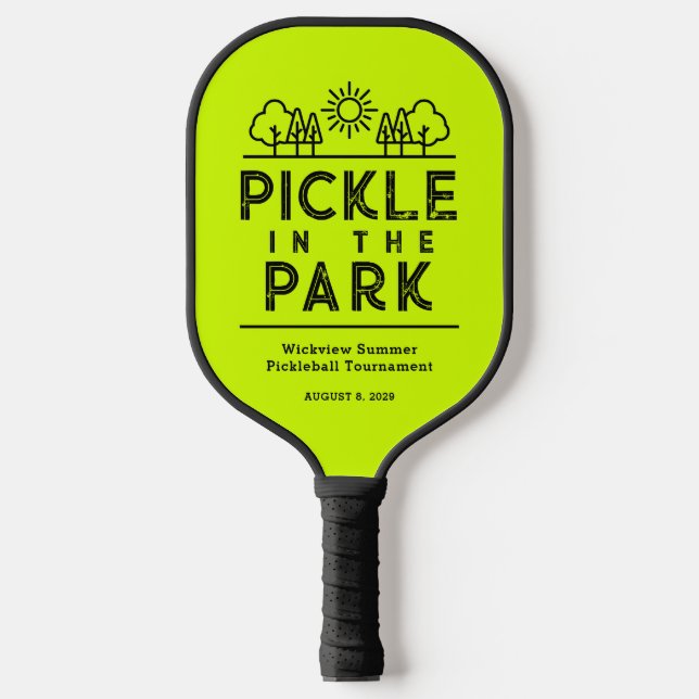 Neon Green Club Turnier Event Pickleball Paddel Pickleball Schläger (Vorderseite)