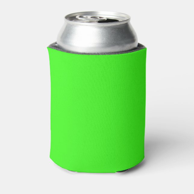 Neon Green Custom Can Cooler Dosenkühler (Kanne Rückseite)