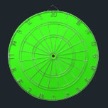 Neon Green Custom Color Bright farbenfrohe Geschen Dartscheibe<br><div class="desc">Gedruckt mit solidem Neon Grün,  benutzerdefinierter Farbhintergrund! Fühlen Sie sich frei,  um den gewünschten Text anzupassen und hinzuzufügen oder die Hintergrundfarbe zu ändern.</div>