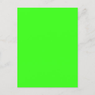 Neon Green Custom Postcard Einladen Einladungspostkarte