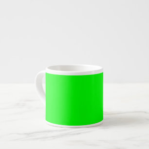 Neon green hex code 00FF00 Espressotasse