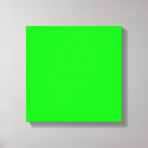 Neon green hex code 00FF00 Leinwanddruck
