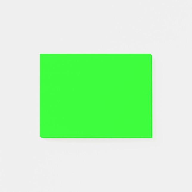 Neon green hex code 00FF00 Post-it Klebezettel (Vorderseite)