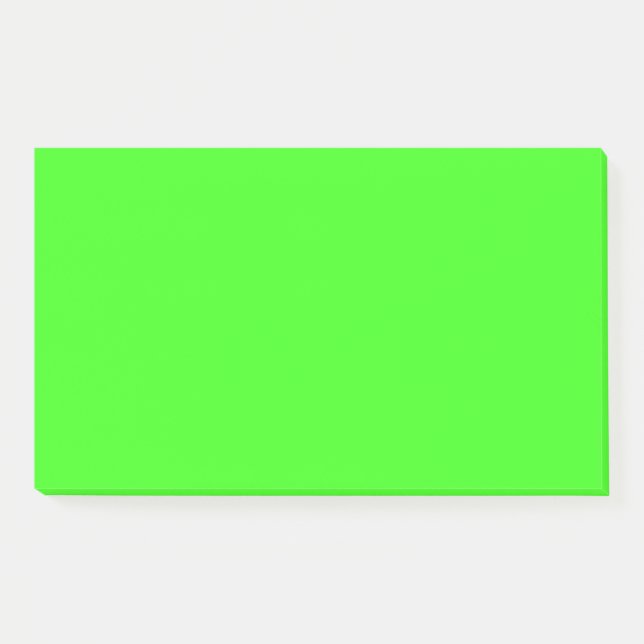 Neon Green JUMBO Post-it Klebezettel (Vorderseite)