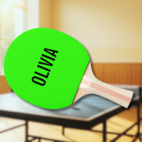 Neon Green Modern Name | Trendy Minimalistisch