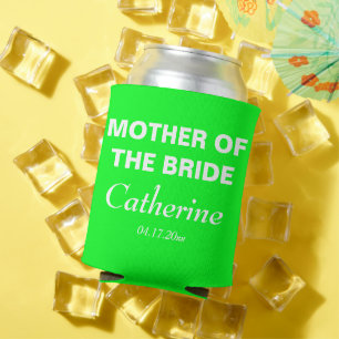 Neon Green Mother of the Bride Wedding Bridesmaid Dosenkühler