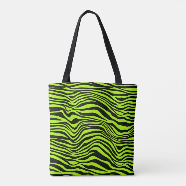 Neon Green Safari Tasche (Rückseite)