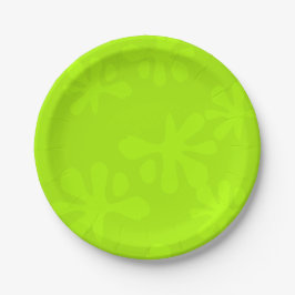 Neon Green Slice Spaß Kids Party Pappteller