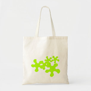 Neon Green Slime Schwarz Spaß Tragetasche