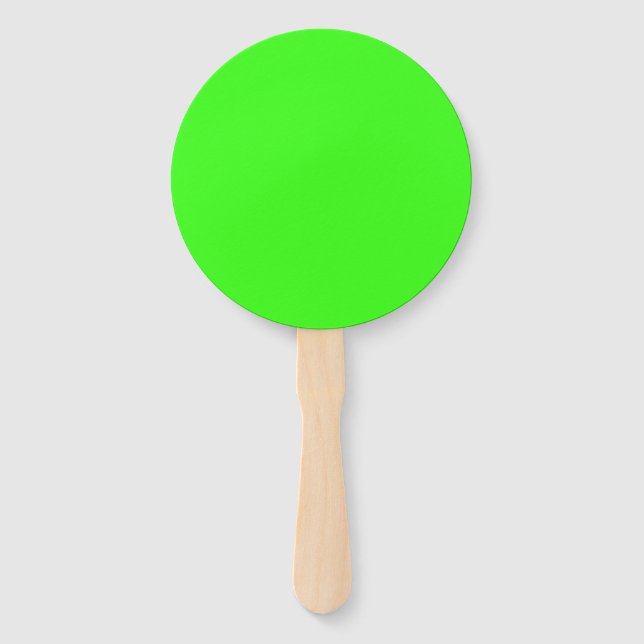 Neon Green Solid Color | Classic Fächer (Vorderseite)