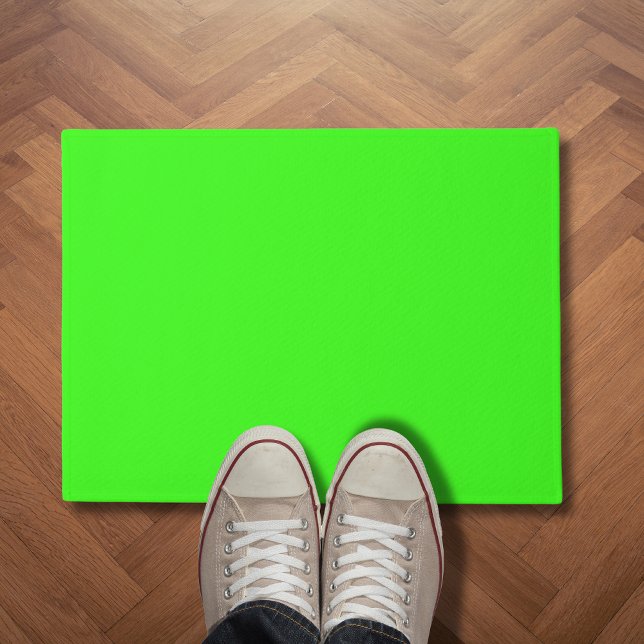 Neon Green Solid Color | Classic Fußmatte (Von Creator hochgeladen)