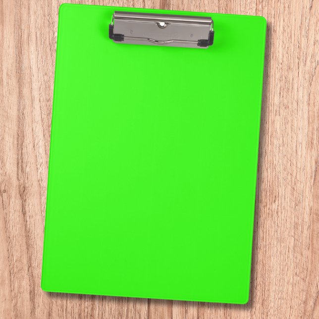 Neon Green Solid Color | Classic Klemmbrett (Von Creator hochgeladen)