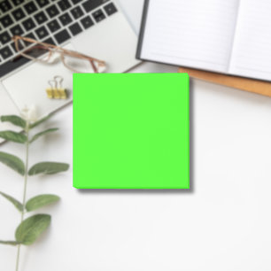 Neon Green Solid Color Classic Post-it Klebezettel