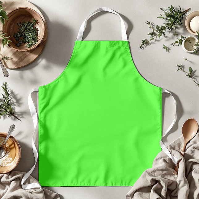 Neon Green Solid Color | Classic Schürze (Von Creator hochgeladen)