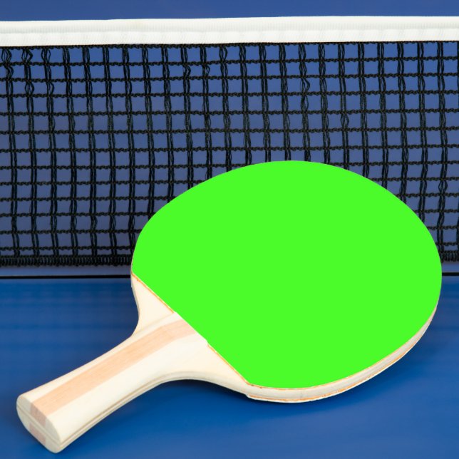 Neon Green Solid Color | Classic Tischtennis Schläger (InSitu)