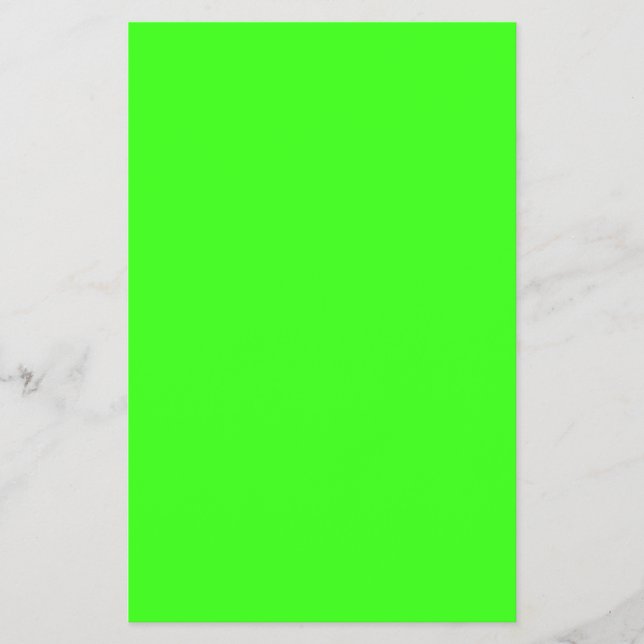 Neon Green Solid Color Flyer (Vorne)