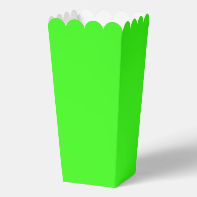 Neon Green Solid Color Geschenkschachtel (Vorderseite)