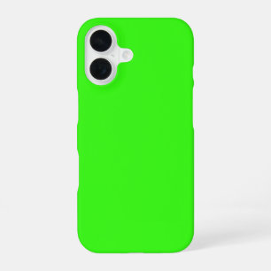 Neon Green Solid Color iPhone 16 Hülle