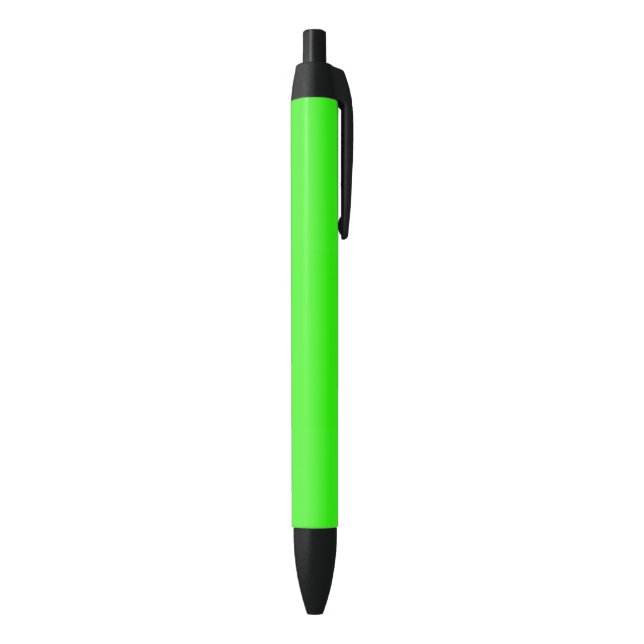Neon Green Solid Color Kugelschreiber (Unterseite (Vertikal))