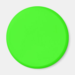 Neon Green Solid Color Magnet