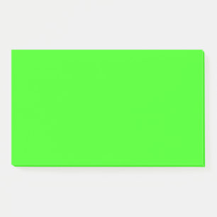 Neon Green Solid Color Post-it Klebezettel