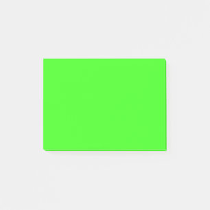 Neon Green Solid Color Post-it Klebezettel