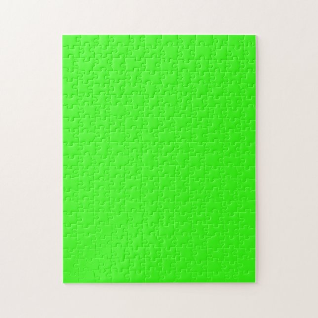 Neon Green Solid Color Puzzle (Vertikal)