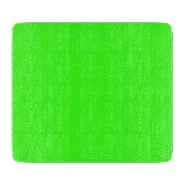 Neon Green Solid Color Schneidebrett (Vorderseite)