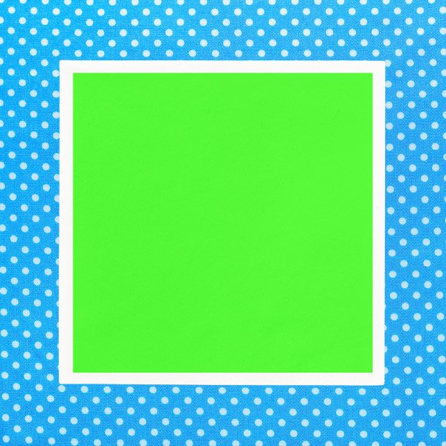 Neon Green Solid Color Serviette (Von Creator hochgeladen)