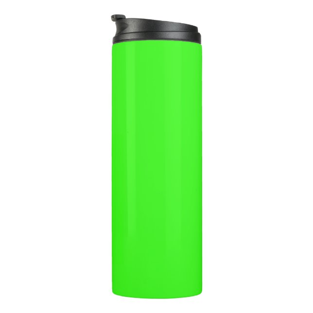 Neon Green Solid Color Thermosbecher (Nach rechts gedreht)