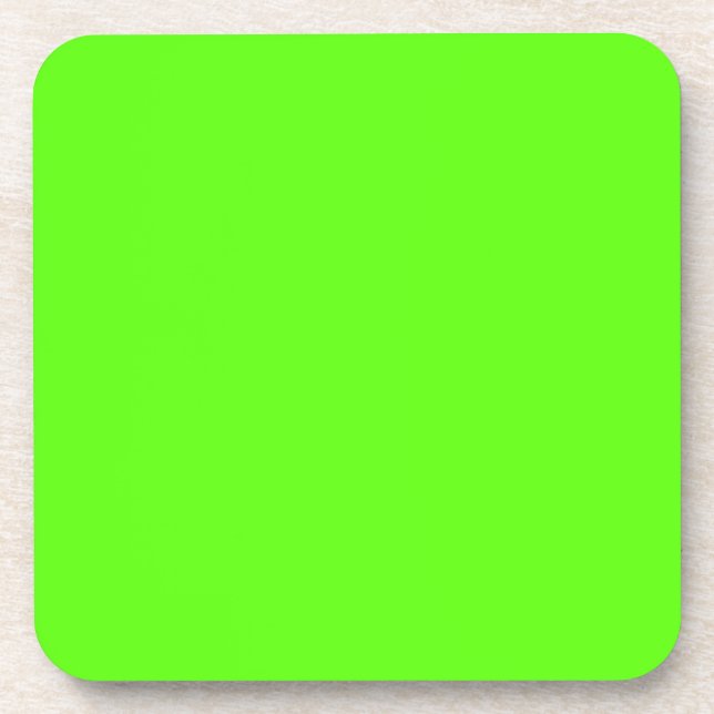 Neon Green Untersetzer (Vorderseite)