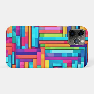 Neon Grid - Abstraktes Mosaik Case-Mate iPhone Hülle
