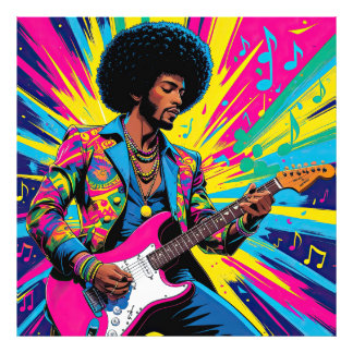 Neon Groove Collective – Psykedelisk Konst & Musik Fotodruck