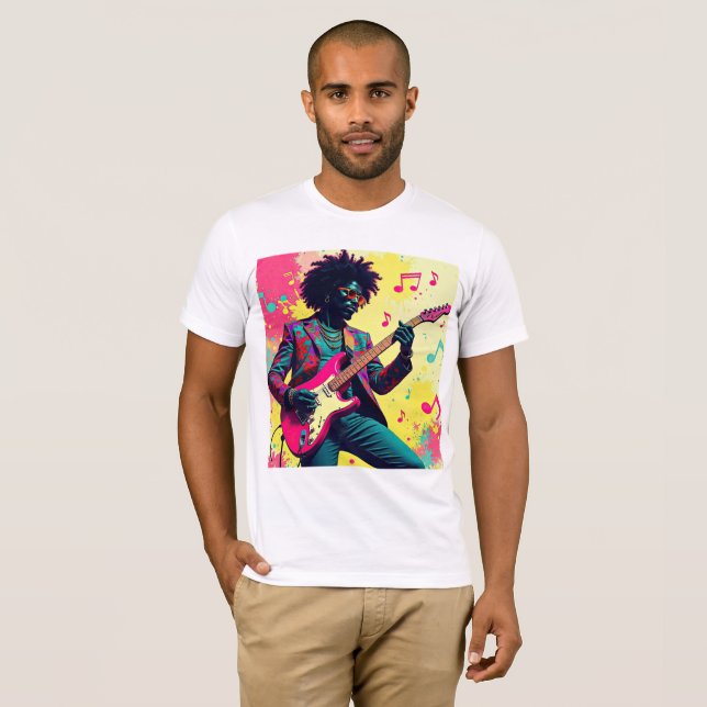 Neon Groove Collective – Psykedelisk Konst & Musik T-Shirt (Vorne ganz)