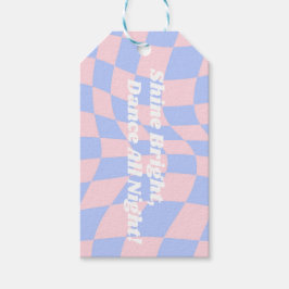 Neon Groovy Disco Geschenkanhänger