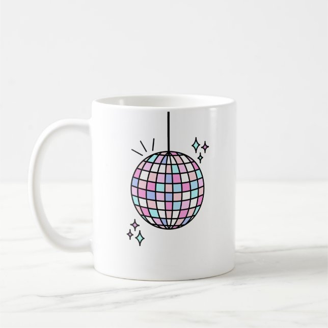 Neon Groovy Disco Kaffeetasse (Links)