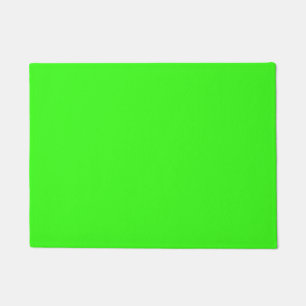 Neon Grün Einfarbig Fußmatte