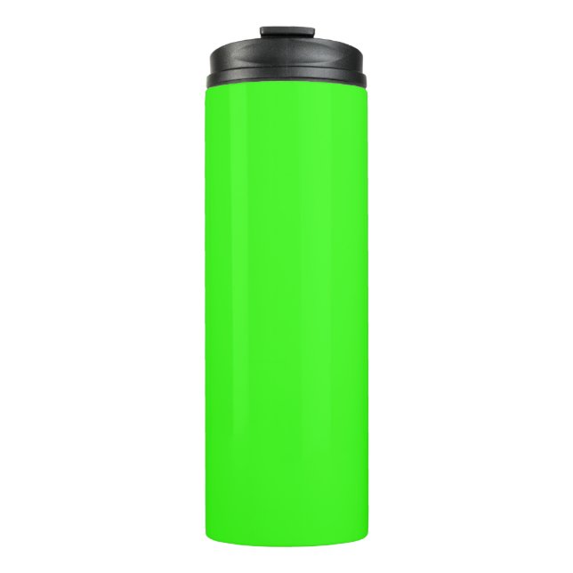 Neon Grün Thermosbecher (Vorderseite)