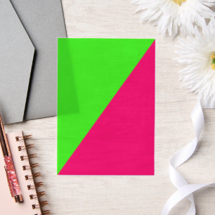 Neon Grün und Neon Pink Vellum-Overlay – Anpassen