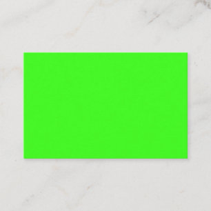 Neon-grüne Visitenkarte – Individuelles Aussehen