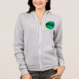Neon Grünes Fußball Hoodie