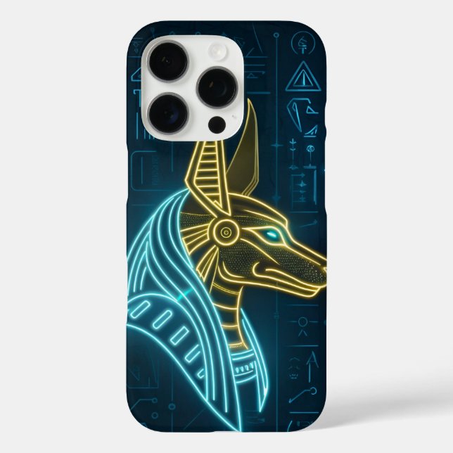 Neon Guardian: Anubis Awakens Case-Mate iPhone Hülle (Rückseite)