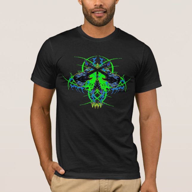 Neon Guitar T - Shirt (Vorderseite)