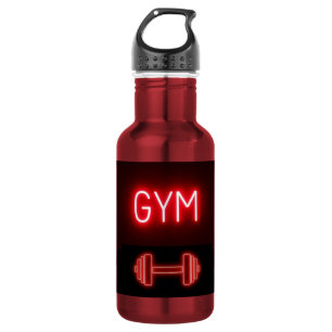 Neon-Gym-Fitness-Wasserflasche Edelstahlflasche