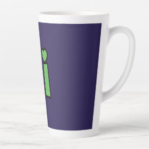 Neon Hallo, Herz dabei 🌿 Glow-in-the-Dark "Hi Milchtasse